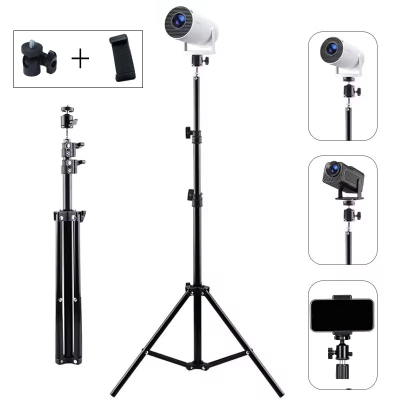 Support trépied universel pour vidéoprojecteur avec plateau antidérapant