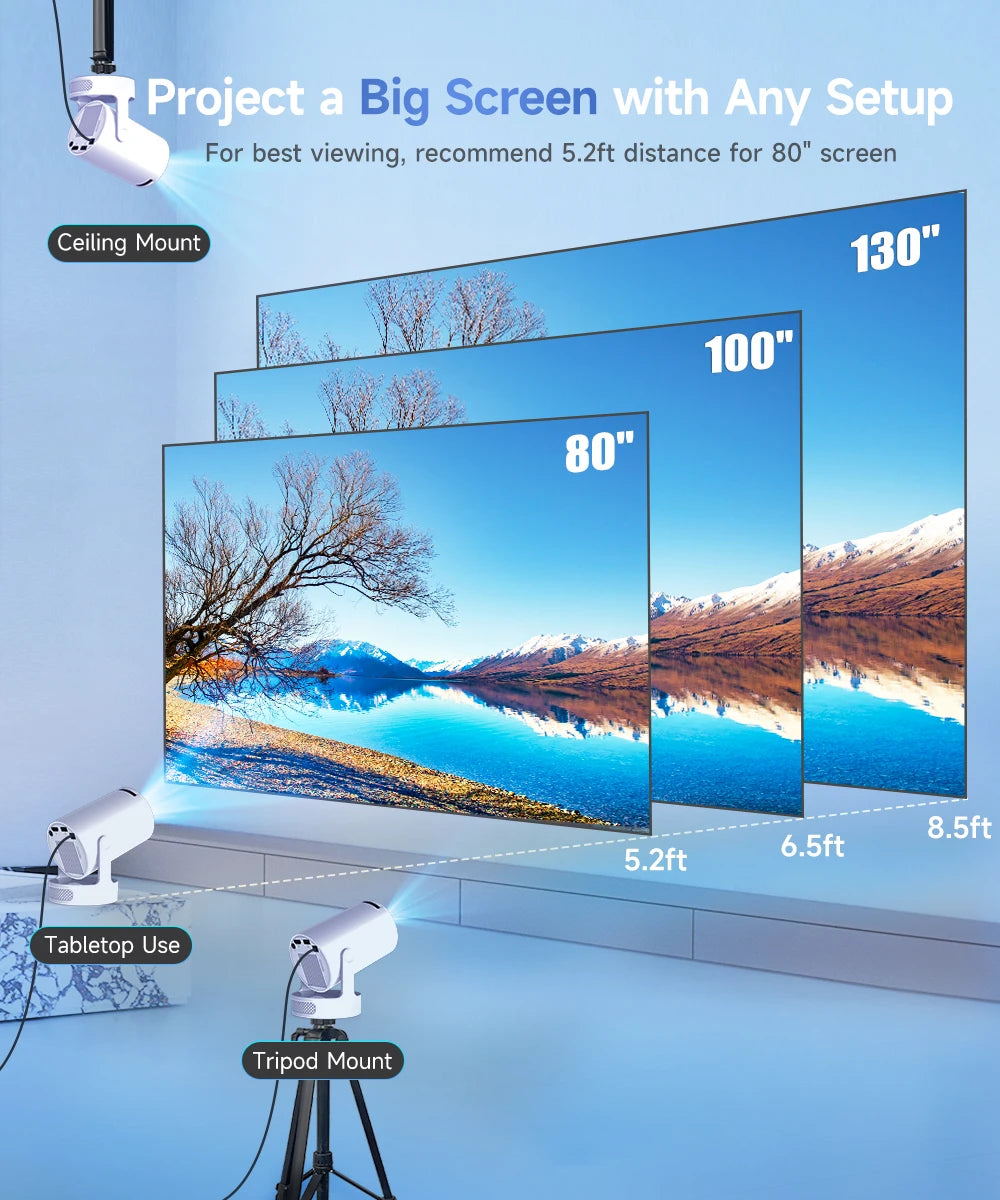 Vidéoprojecteur Portable Magcubic HY300 Pro+ — Android 14 & WiFi 6